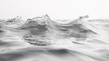 A large wave in the ocean photo