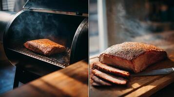 Authentic Smoked Brisket From Smoker to Serving Board photo
