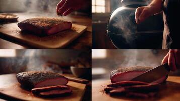 The Brisket Ritual Season, Smoke, Slice, Serve photo