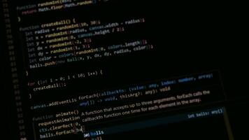 Programming Coding Environment Developer Working on Code video