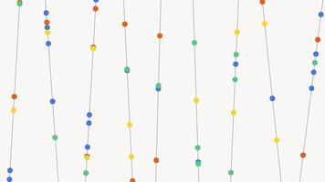 Abstract Flat Circles Background video