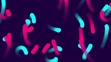 Glowing Neon Motion Graphic video
