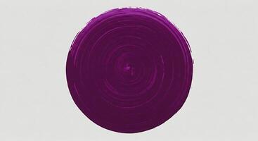 A purple circle with a white background photo