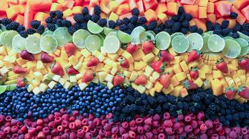 A large pile of fruit photo