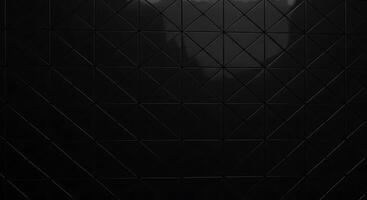 Black and white geometric pattern on a wall photo