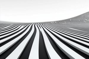 A black and white image of a wave pattern photo