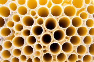 Close up of a honeycomb photo