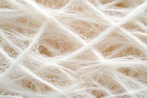 A close up of a white wool texture photo