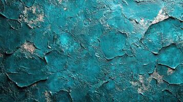 A close up of a blue painted wall photo