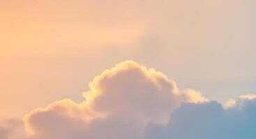 Clouds in the sky with a blue sky background photo