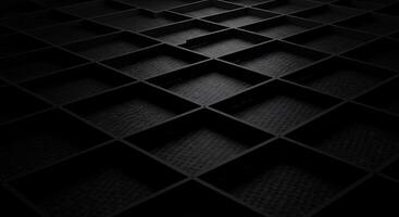 Black background with squares and lines photo