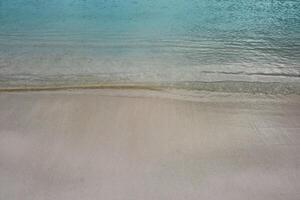 Rippling Waves Coming Ashore in Aruba photo