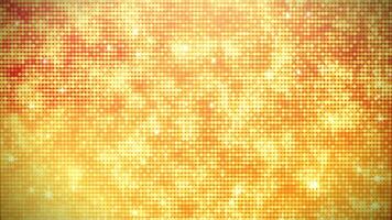 Glittering Yellow Background with Twinkling Particles Seamless Loop video