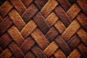 Close-up view of a textured woven fabric pattern. photo