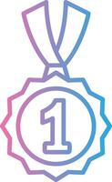 1st Prize Hand-Drawn Sketch Symbol vector