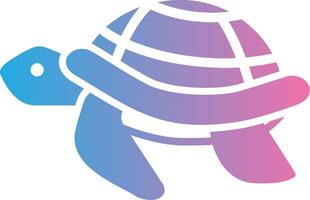 Sea Turtle Abstract UI Visual vector