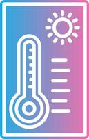 Thermometer Smooth UI Symbol vector