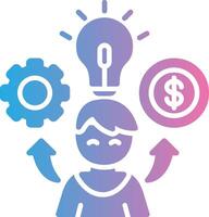 Entrepreneurship 3D Rendered Symbol vector