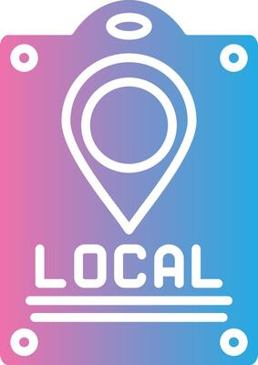Local Product Elegant Shape Symbol