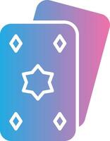 Poker Futuristic UI Mark vector
