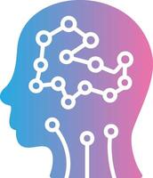 Artificial Intelligence Web Style Graphic vector