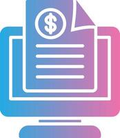 Invoice slip Clean Frame Object vector