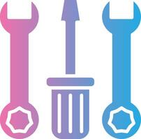 Screwdriver Geometric App Mark vector