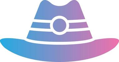 Cowboy Hat Responsive App Shape vector