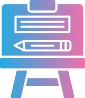 Easel Mobile App Illustration vector