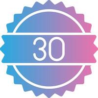 30 Days Sharp Edge Visual vector