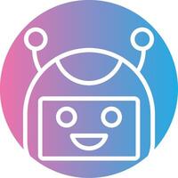 Bot Flat UI Form vector