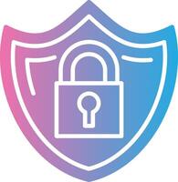 Cyber Security Clean Frame Object vector