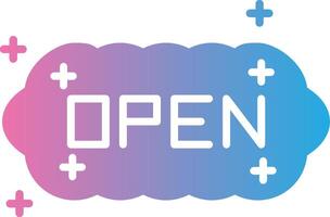 Open Stylized Flat Drawing vector