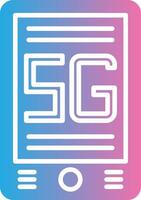 Mobile Interface Line Graphic vector