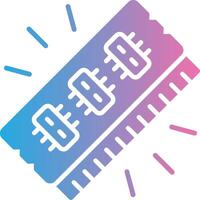 Random Access Memory Geometric Style Badge vector