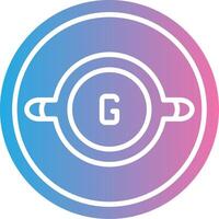 Electric Generator Simplified Line Mark vector