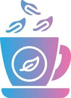 Green Tea App Focused Design vector