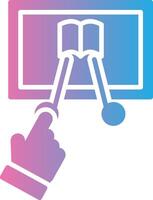Interactive UI Badge vector