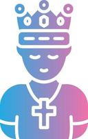 King Flat Symbol vector