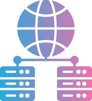 Network Server Pixel Grid Artwork vector