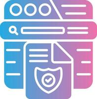 Privacy Policy Sharp Line Mark vector