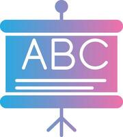 Projection Screen Stylish UX Piece vector