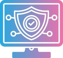Security Futuristic UI Mark vector