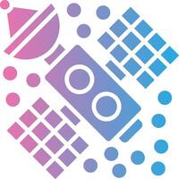Satellite Dish Responsive App Shape vector