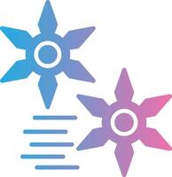 Shuriken Sharp Line Mark vector