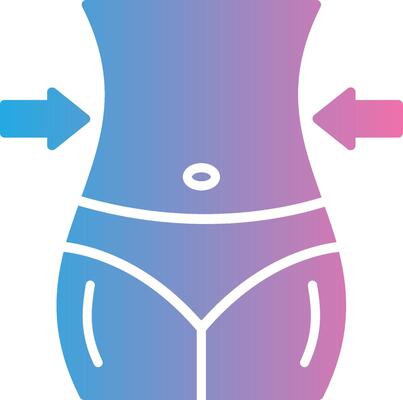 Waist Outlined Line Artwork
