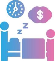 Bed Soft Outline Graphic vector