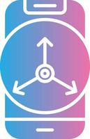 Accelerometer Sensor User Interface Mark vector