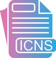 ICNS Thin Graphic Shape vector