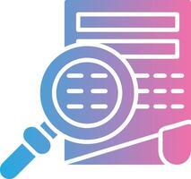 Investigation Sharp Line Mark vector